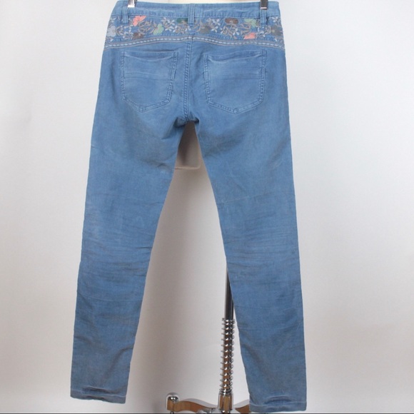 •SOLD• Free People Embroidered Corduroy Jeans - Picture 5 of 8